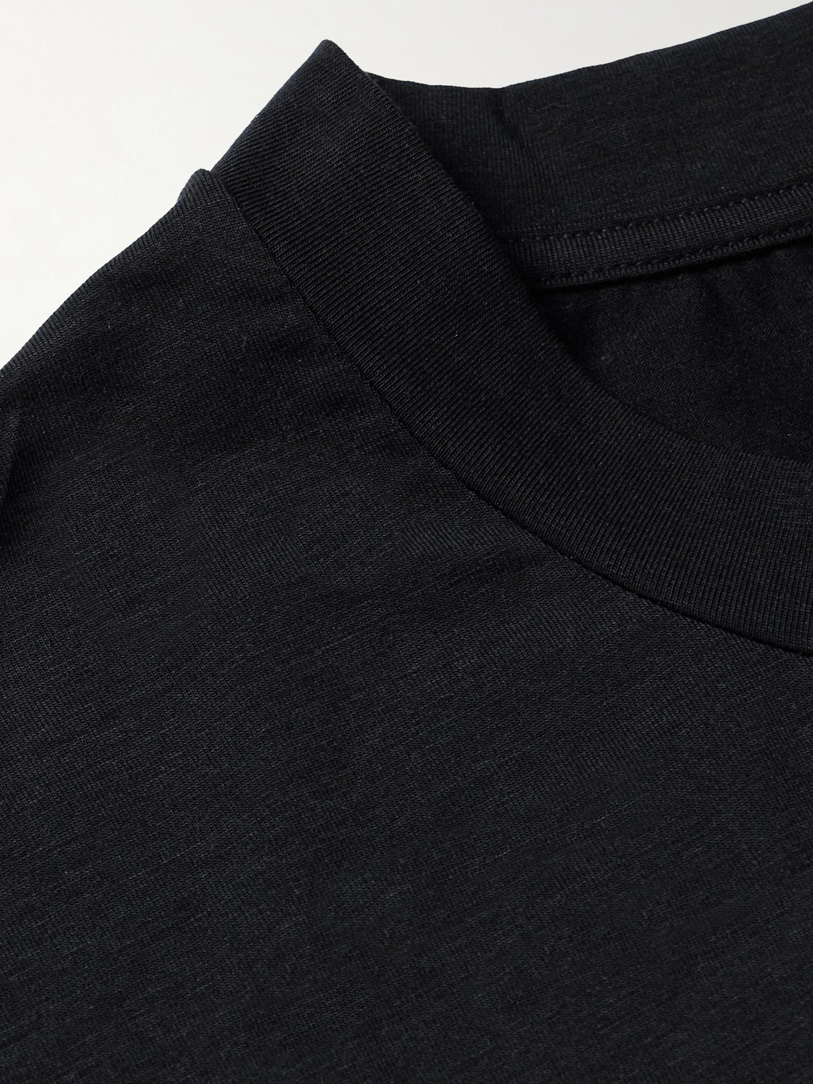 Tom Ford Slim-fit Stretch Cotton And Modal-blend T-shirt In Black
