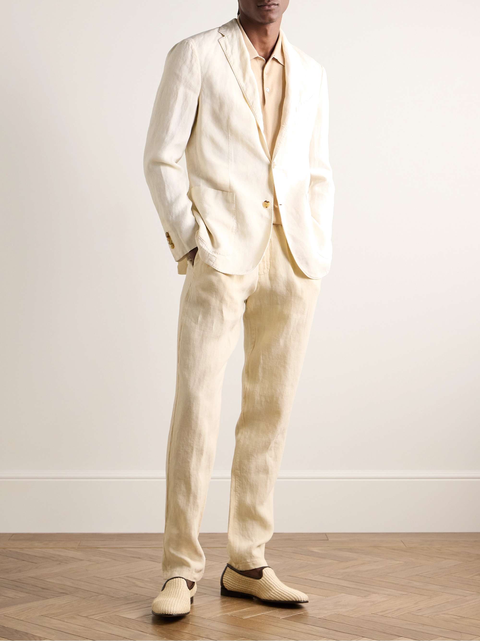 BOGLIOLI Unstructured Garment Dyed Linen Blazer for Men MR PORTER