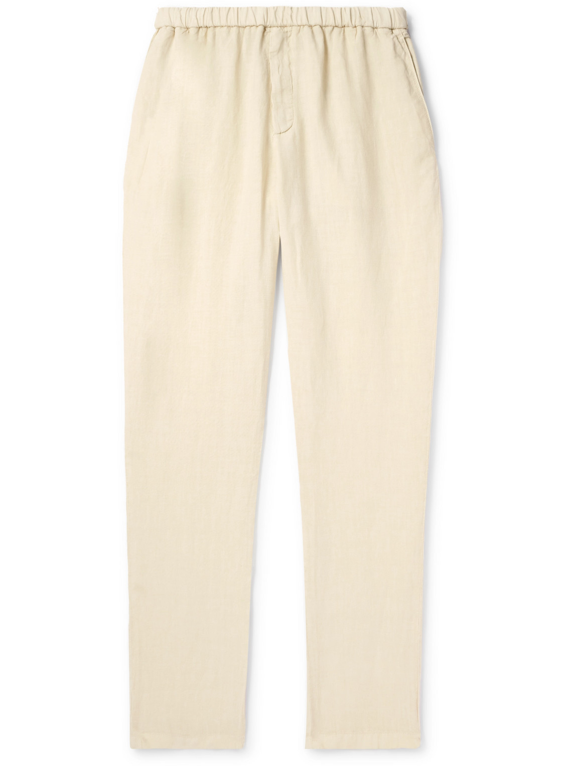 Straight-Leg Linen Trousers