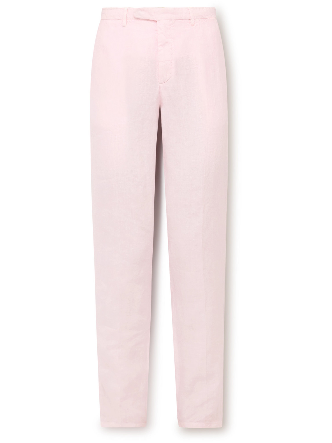 Slim-Fit Straight-Leg Garment-Dyed Linen Suit Trousers