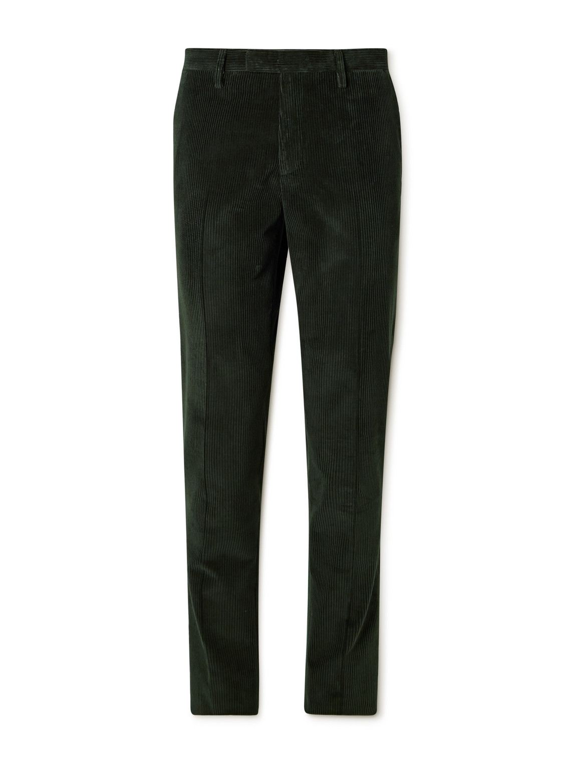 Boglioli - Straight-Leg Cotton-Corduroy Suit Trousers - Men - Green - IT 46