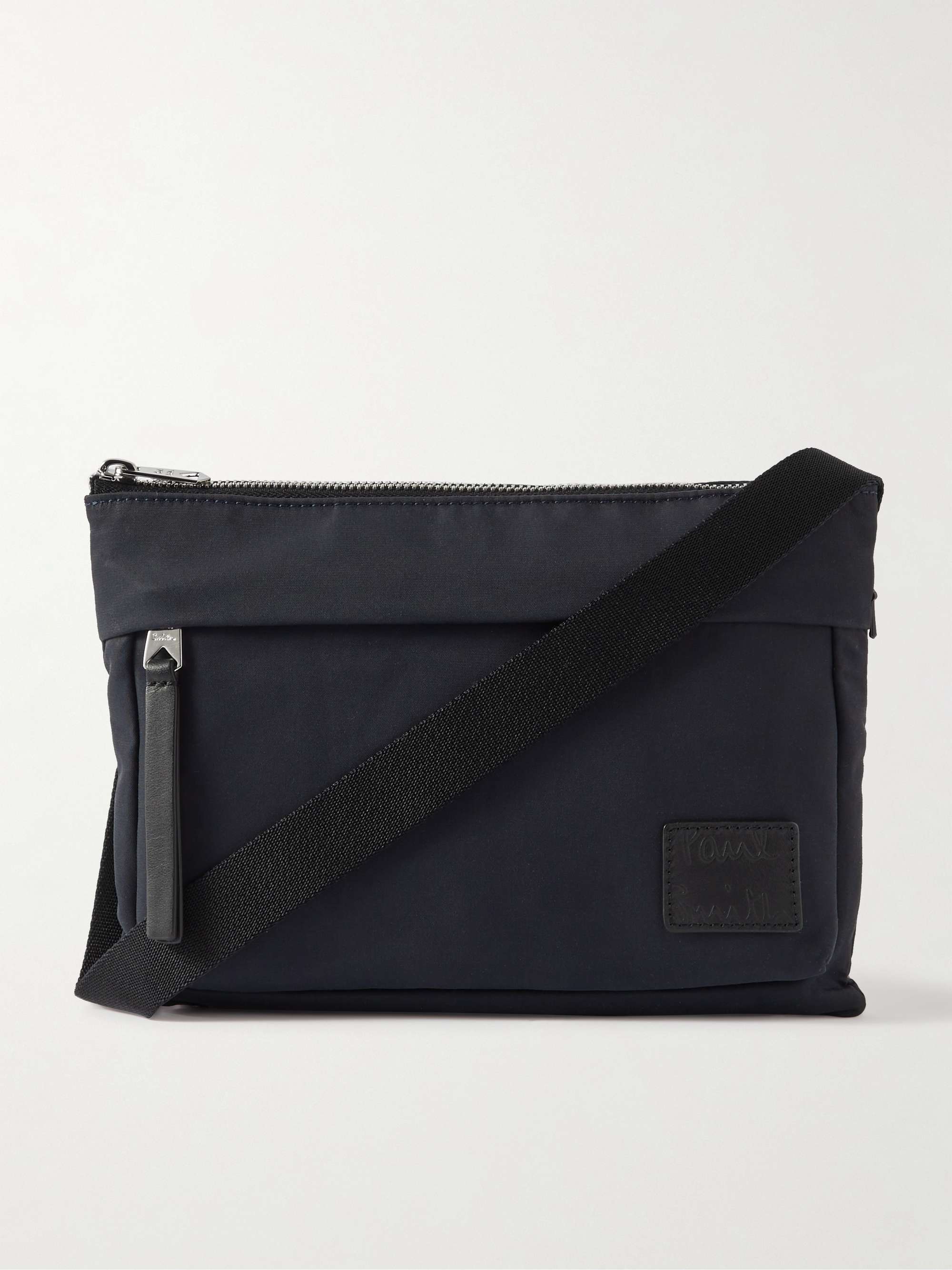 PAUL SMITH Logo-Appliquéd Cotton-Canvas Messenger Bag for Men | MR PORTER