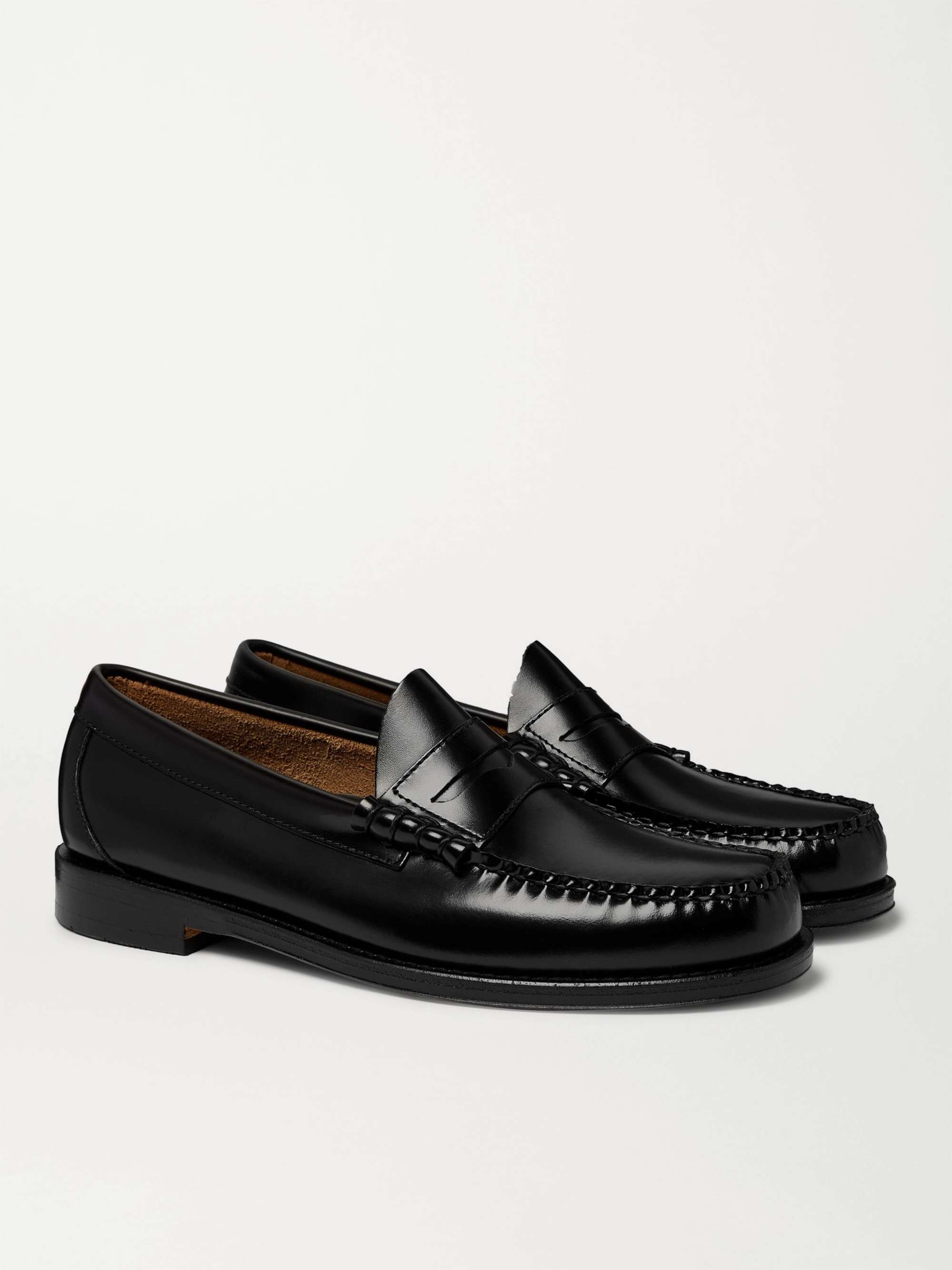 G.H. BASS Weejuns Heritage Larson Leather Penny Loafers