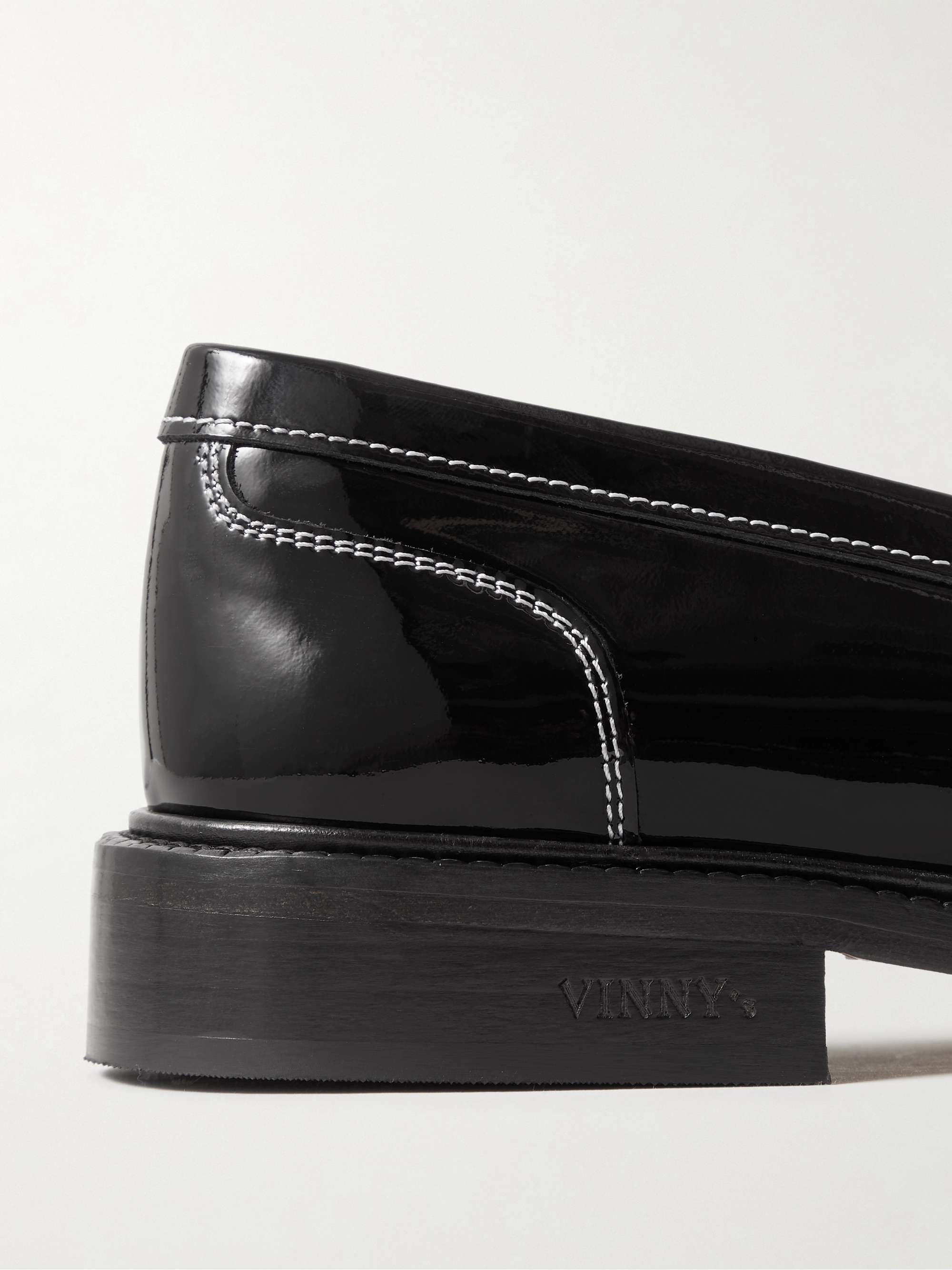 VINNY'S Townee Patent Leather Penny Loafers