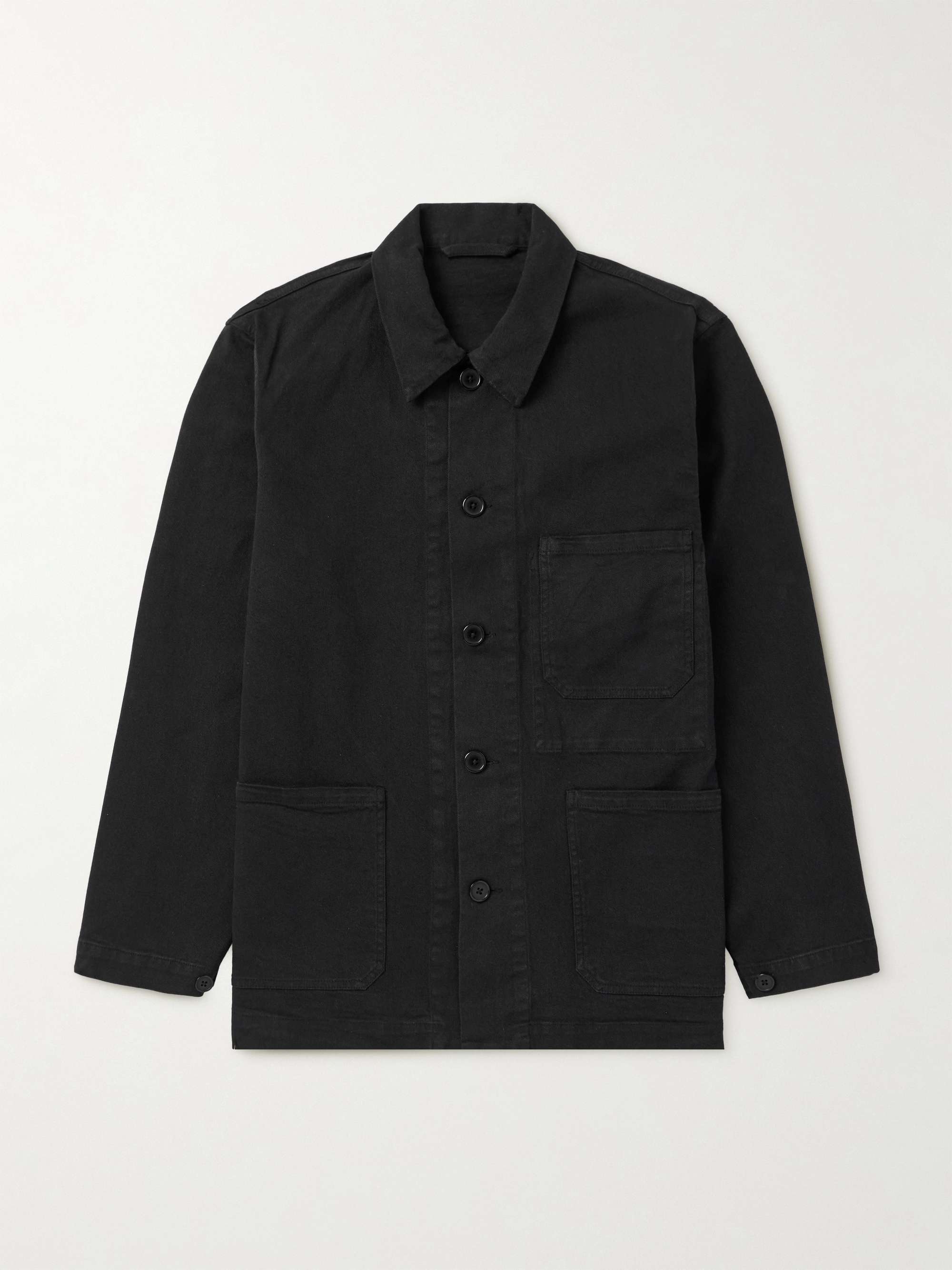 OFFICINE GÉNÉRALE Virgin Wool-Blend Shirt Jacket for Men