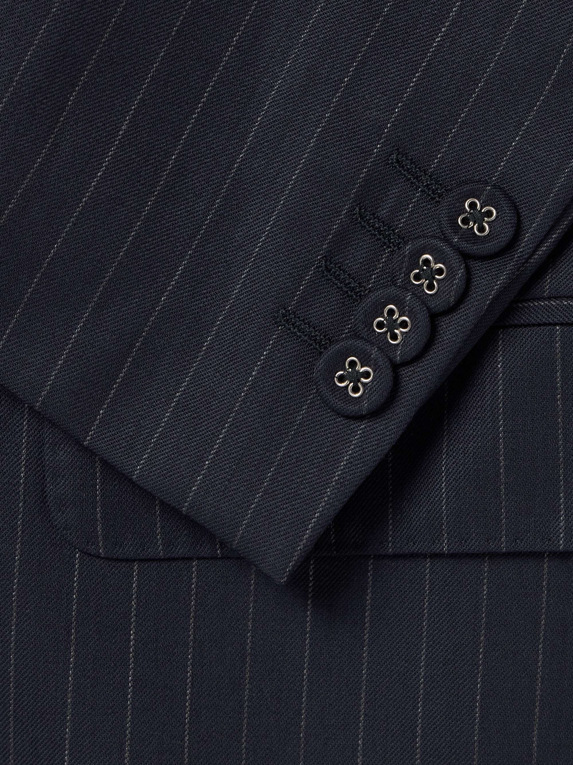 OFFICINE GÉNÉRALE 375 Pinstriped Wool-Twill Suit Jacket for