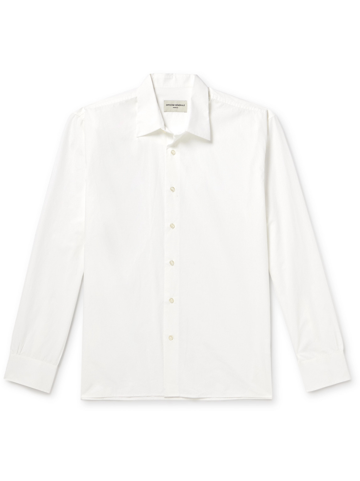 OFFICINE GENERALE GAD COTTON-POPLIN SHIRT