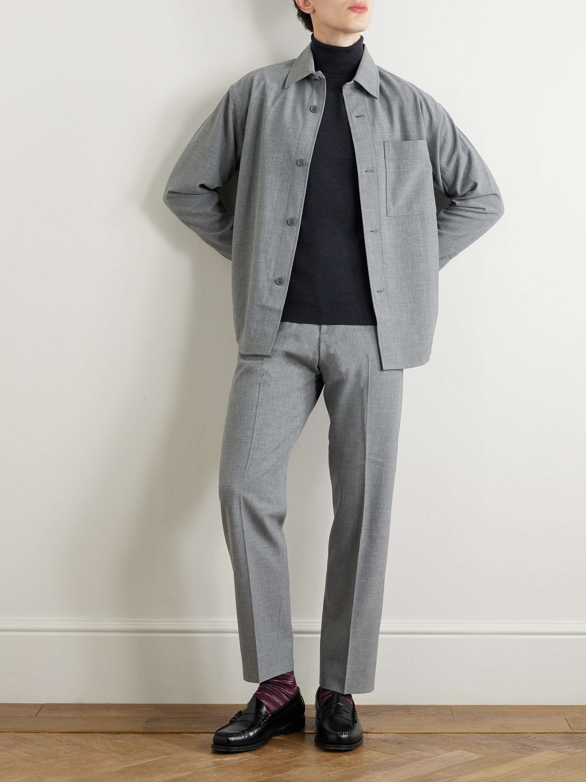 JOHN SMEDLEY Merino Wool Rollneck Sweater