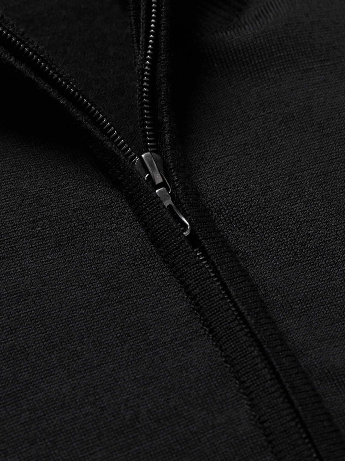 Slim-Fit Merino Wool Half-Zip Sweater