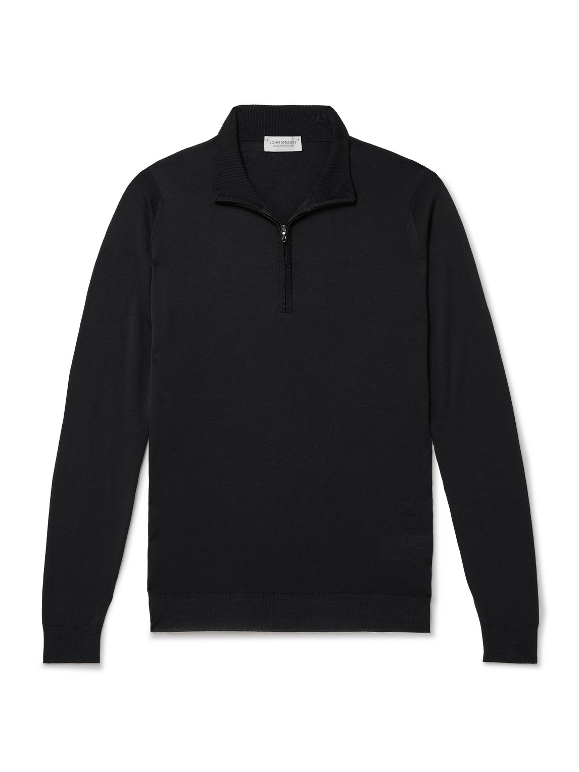 John Smedley Slim-fit Merino Wool Half-zip Sweater
