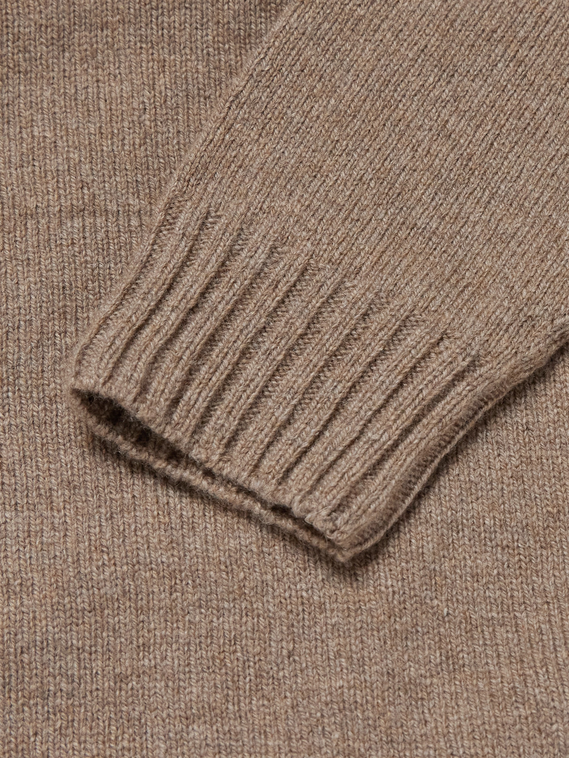 John Smedley Rockford Shawl-collar Recycled-cashmere And Merino Wool-blend Cardigan In Brown