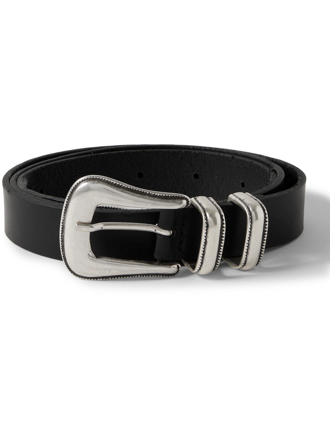 2.5cm Western Leather Belt