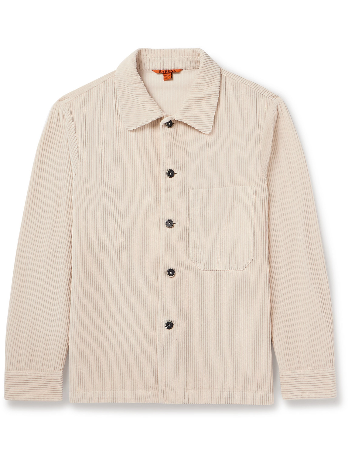 Garment-Dyed Cotton-Corduroy Overshirt