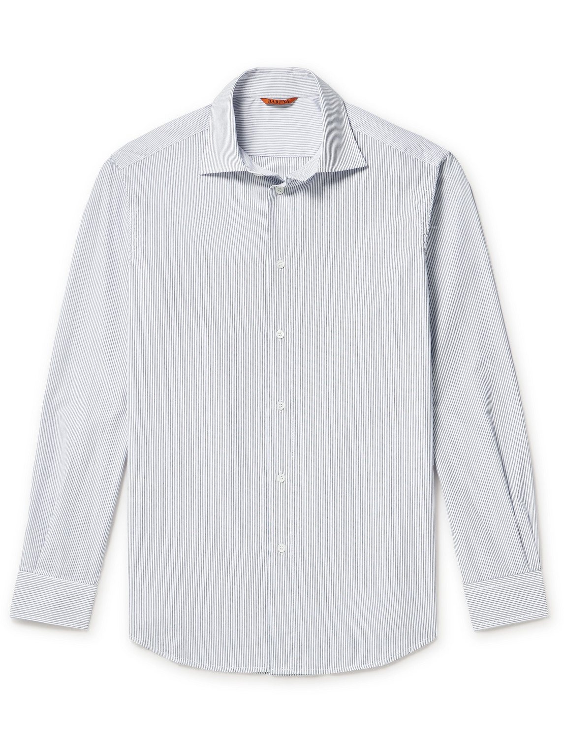 Barena Venezia Surian Pinstriped Cotton-poplin Shirt In Blue