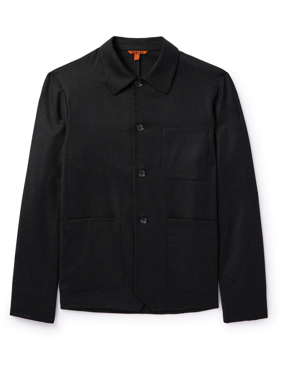 BARENA VENEZIA VISAL VIRGIN WOOL-BLEND FLANNEL OVERSHIRT