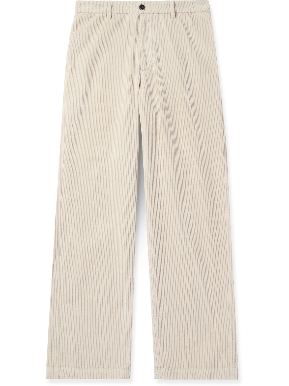 Barena - Velier Straight-Leg Garment-Dyed Cotton-Corduroy Trousers - Men - Neutrals - IT 56