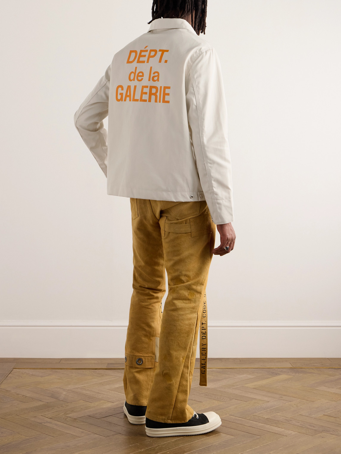 Gallery Dept. Montecito Logo-print Cotton-twill Jacket In Neutrals