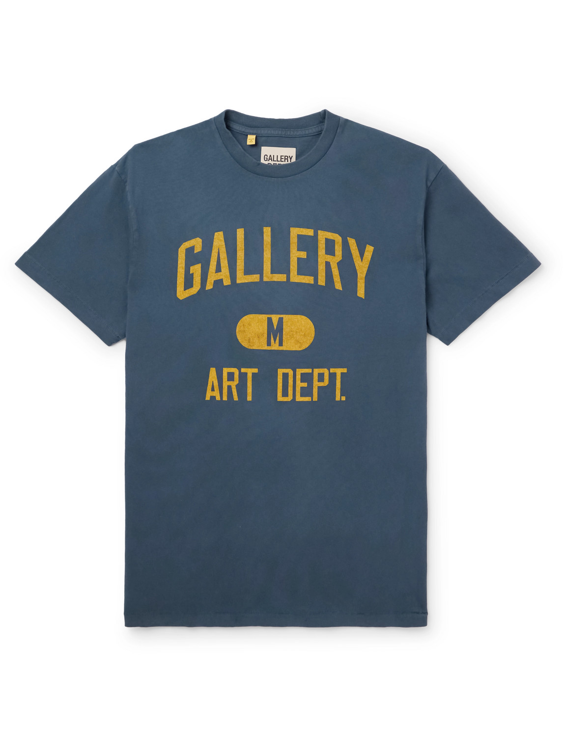 Shop Gallery Dept. Art Dept Logo-print Cotton-jersey T-shirt In Blue