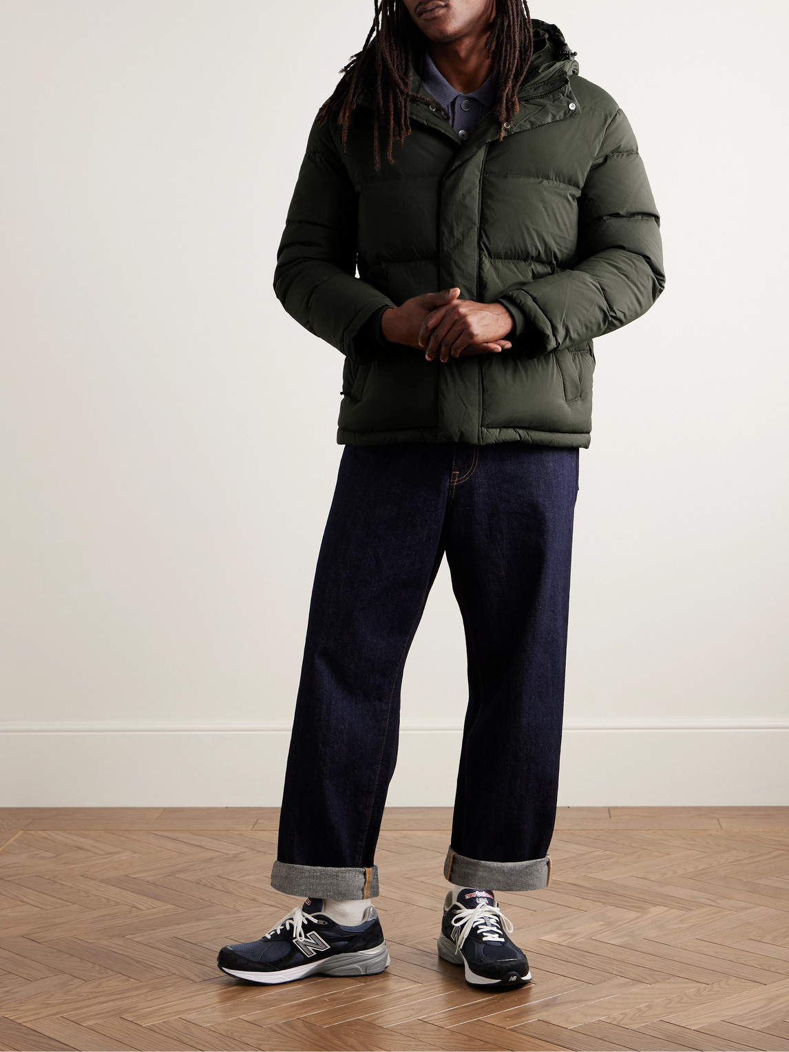 NN07 MATTHEW 8245 QUILTED PADDED RECYCLED-SHELL HOODED DOWN JACKET