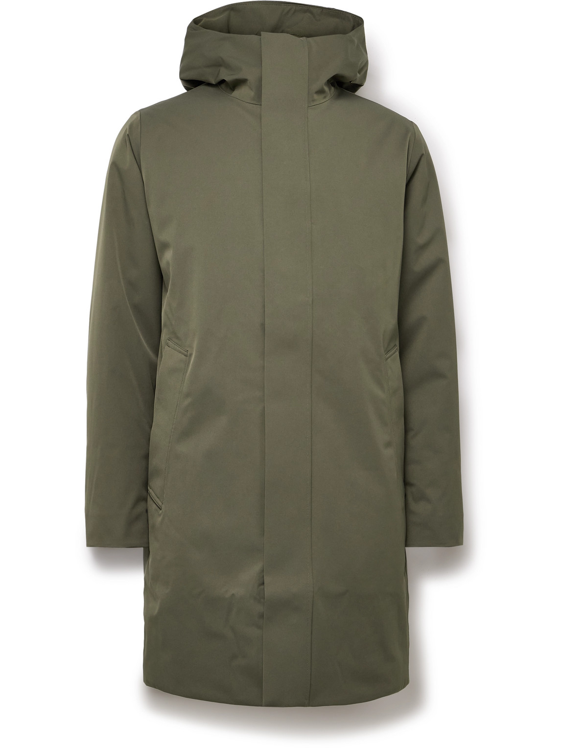 Nn07 Knox 8240 Recycled-shell Hooded Jacket In Green
