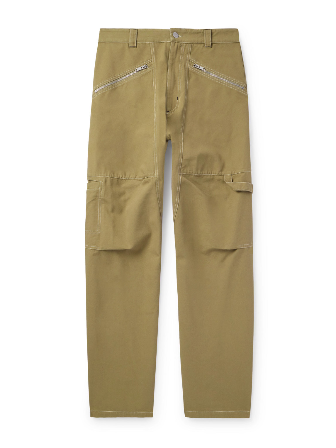 Farker Straight-Leg Cotton-Canvas Trousers