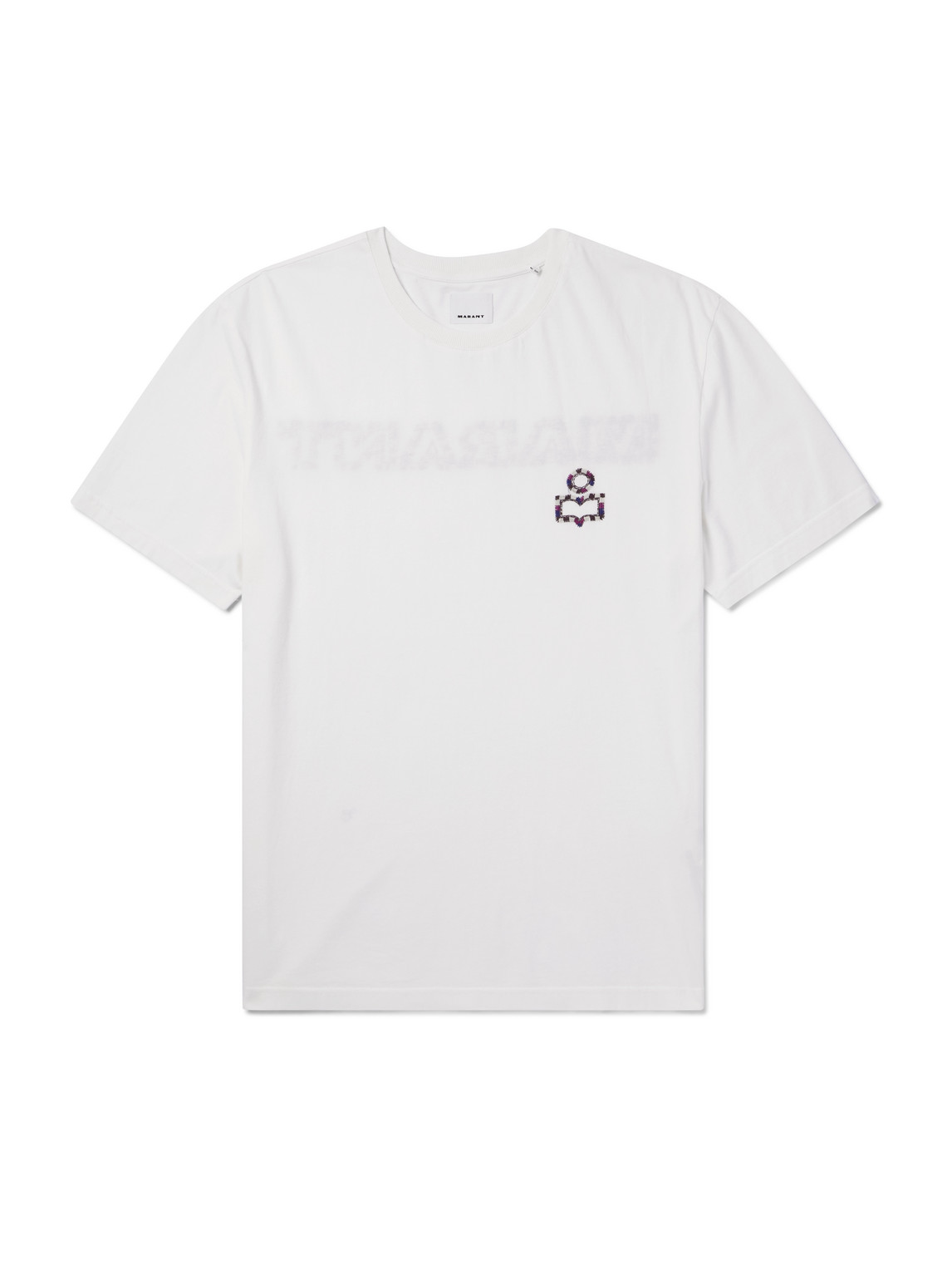 Hugo Logo-Embroidered Cotton-Jersey T-Shirt