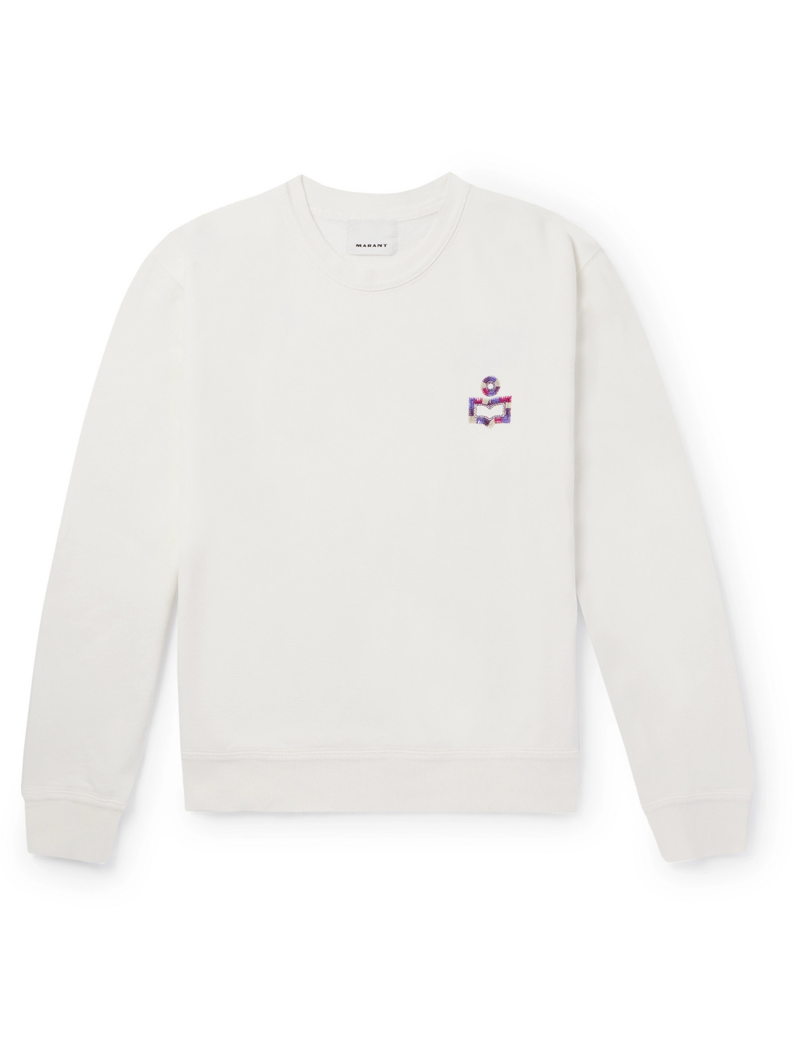 Mikoe Logo-Embroidered Cotton-Blend Jersey Sweatshirt