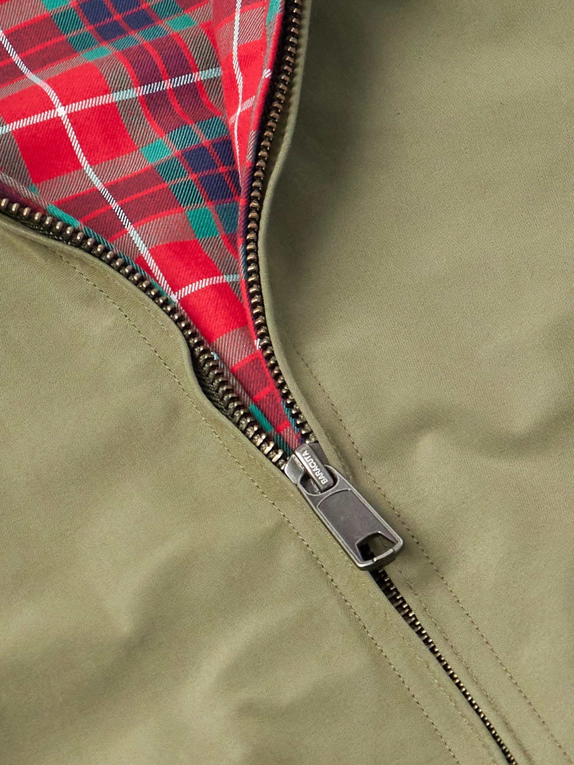 BARACUTA G9 Harrington-Jacke aus einer Baumwollmischung