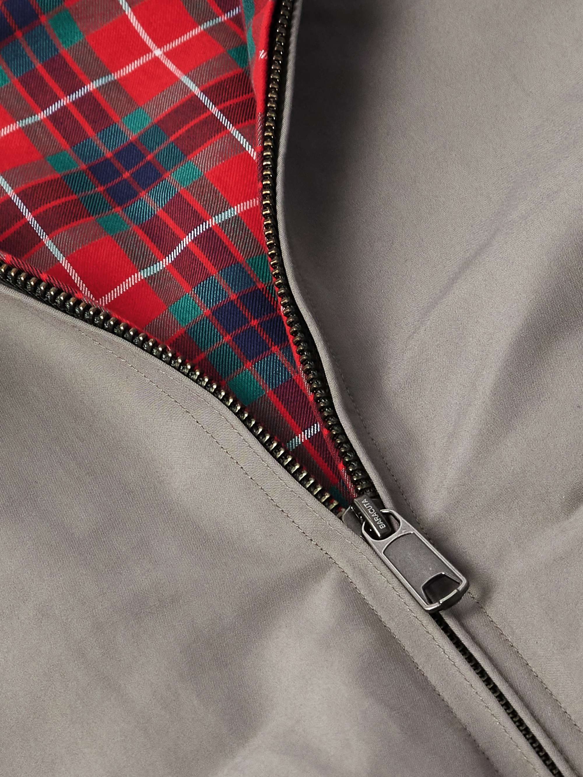 BARACUTA G9 Harrington-Jacke aus einer Baumwollmischung