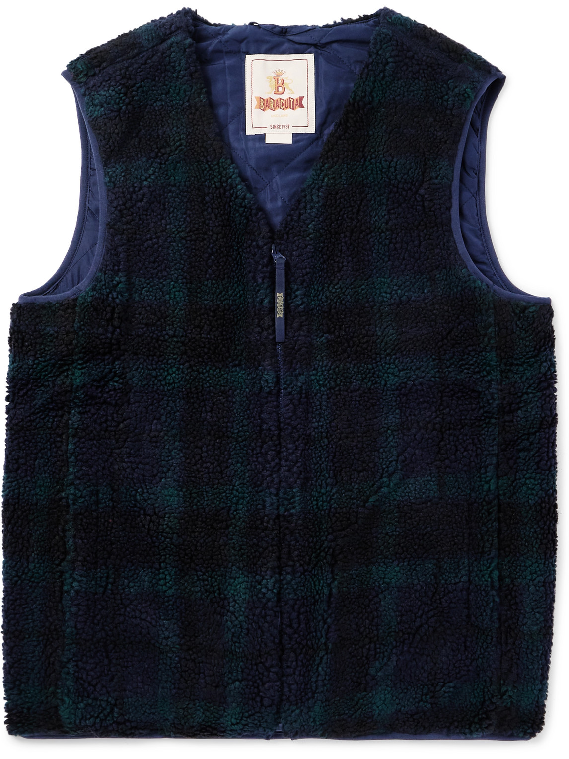 Miller Checked Fleece Gilet