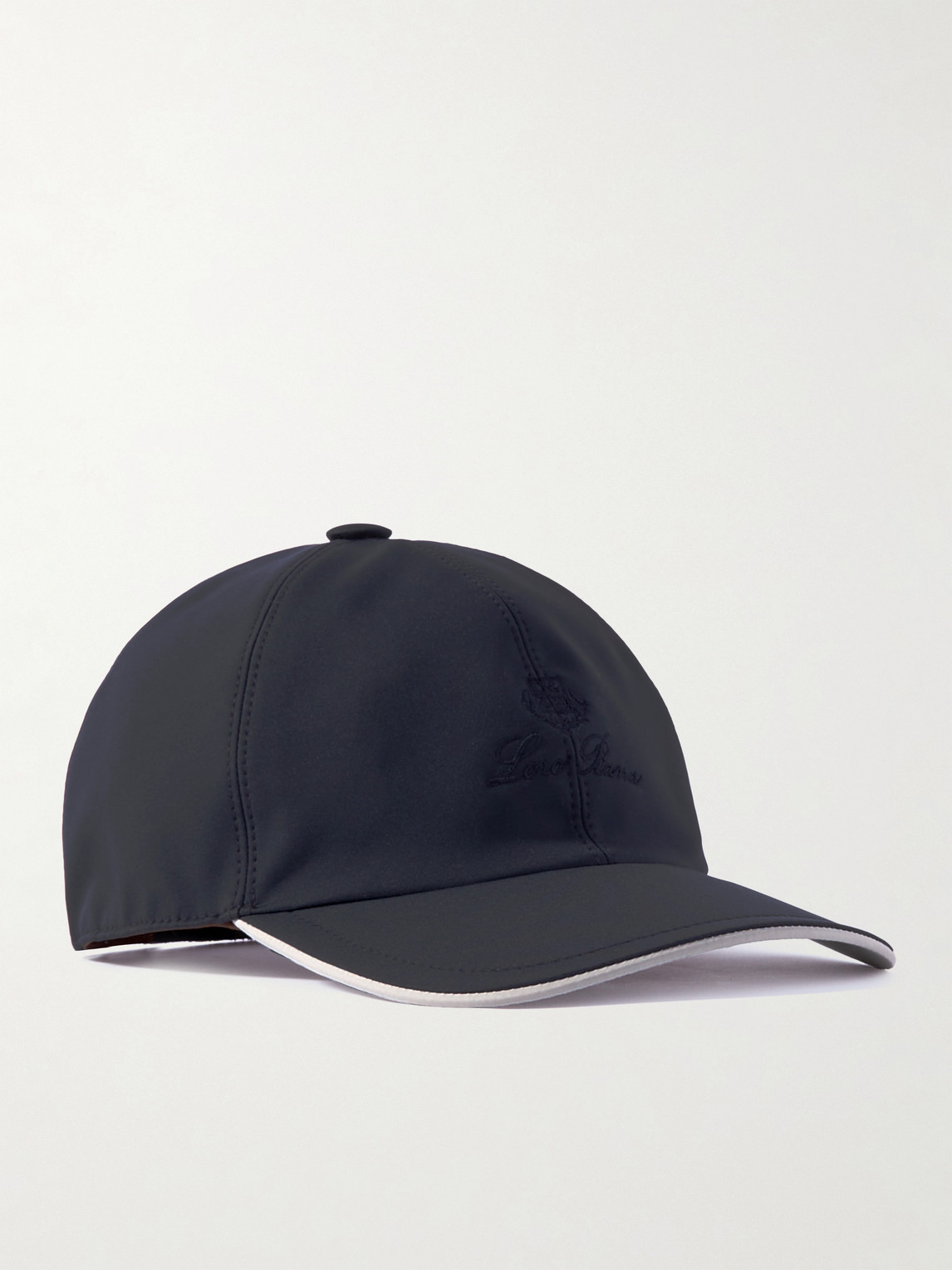 Loro Piana Logo Baseball Cap In Blue