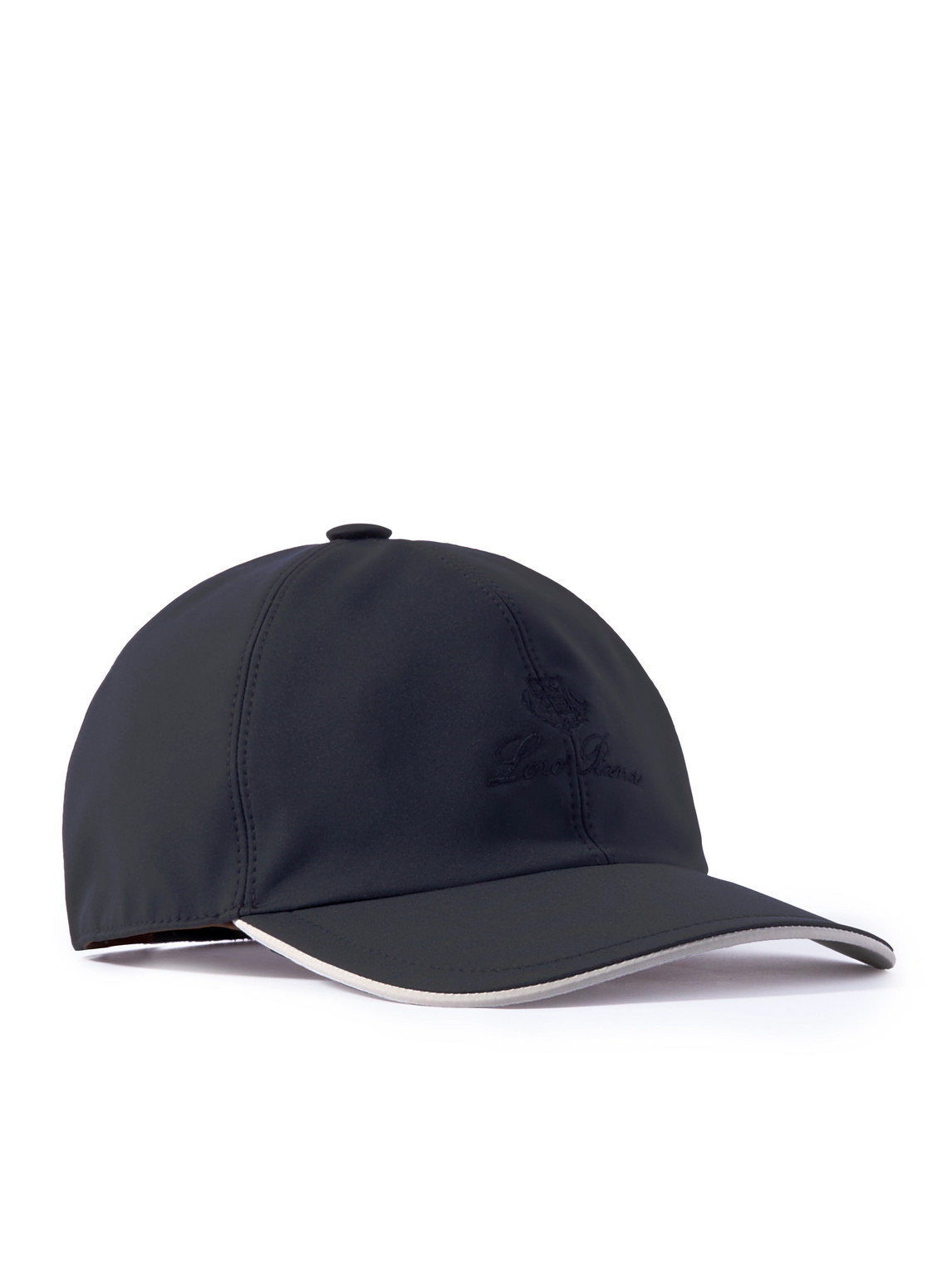 Loro Piana Logo Baseball Cap In Blue