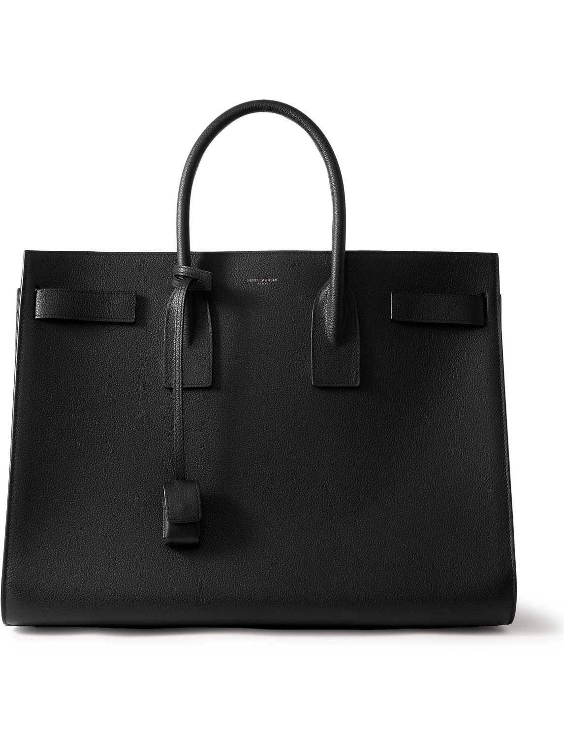 Saint Laurent Sac De Jour Large Full-grain Leather Tote Bag In Black