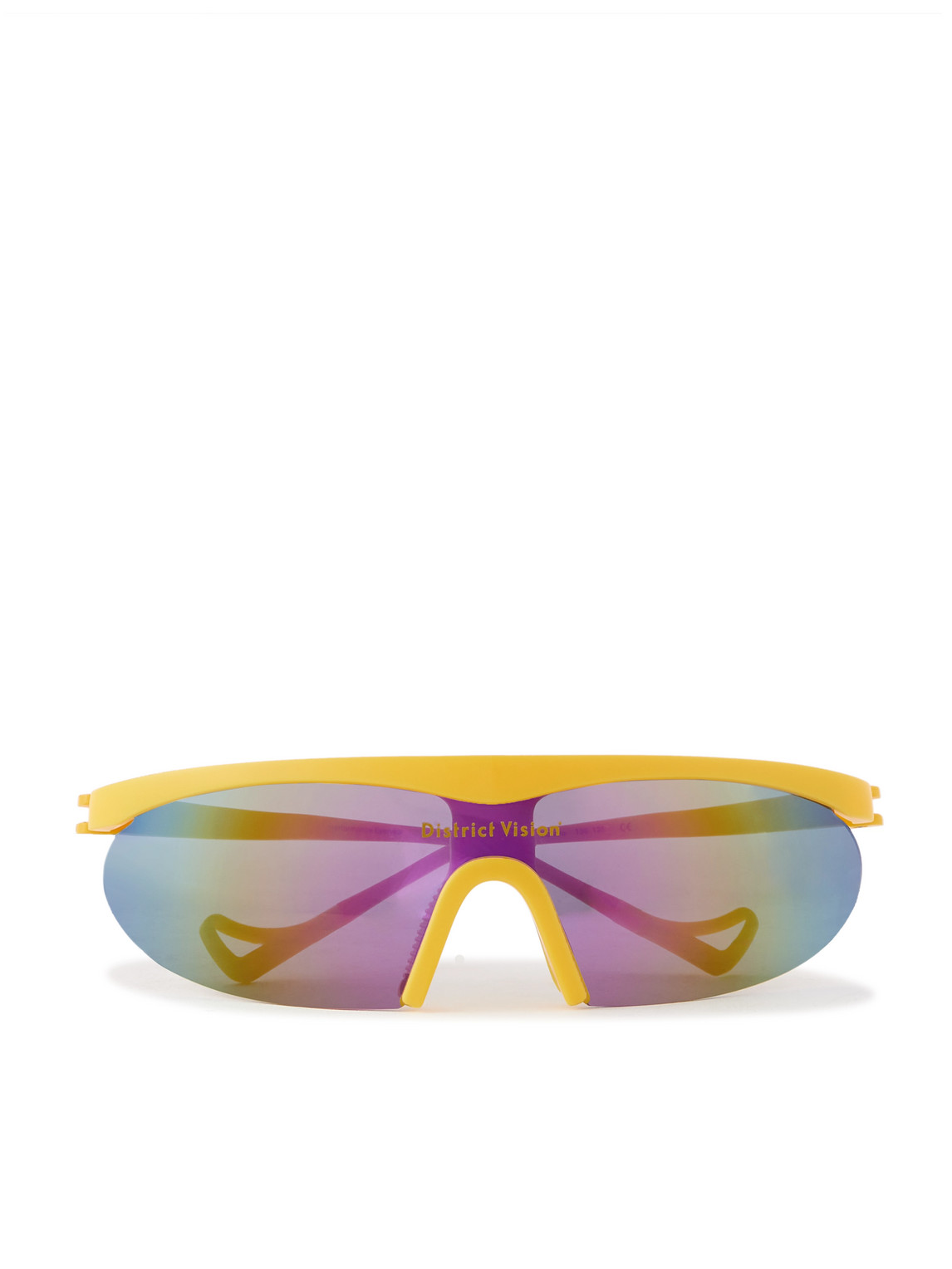 District Vision Koharu Eclipse D-frame Acetate Sunglasses In Multi