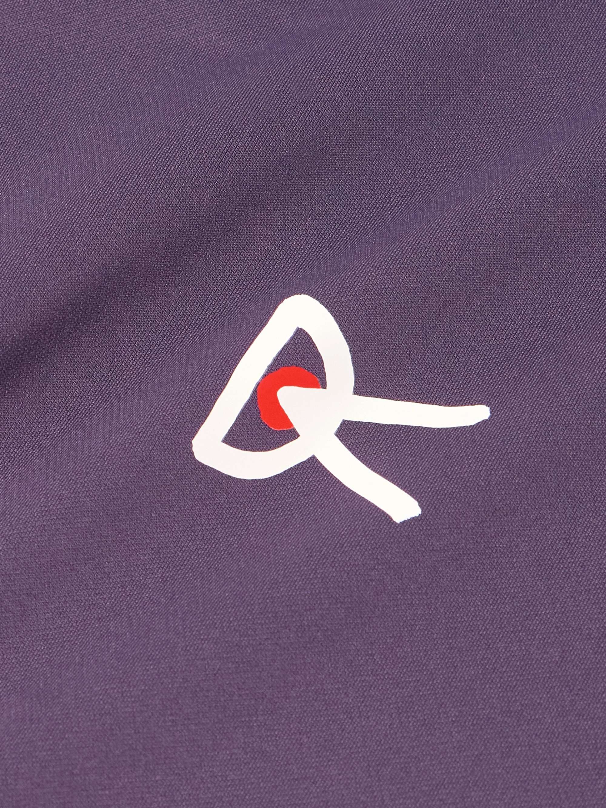 DISTRICT VISION Logo-Print Stretch-Jersey Running T-Shirt