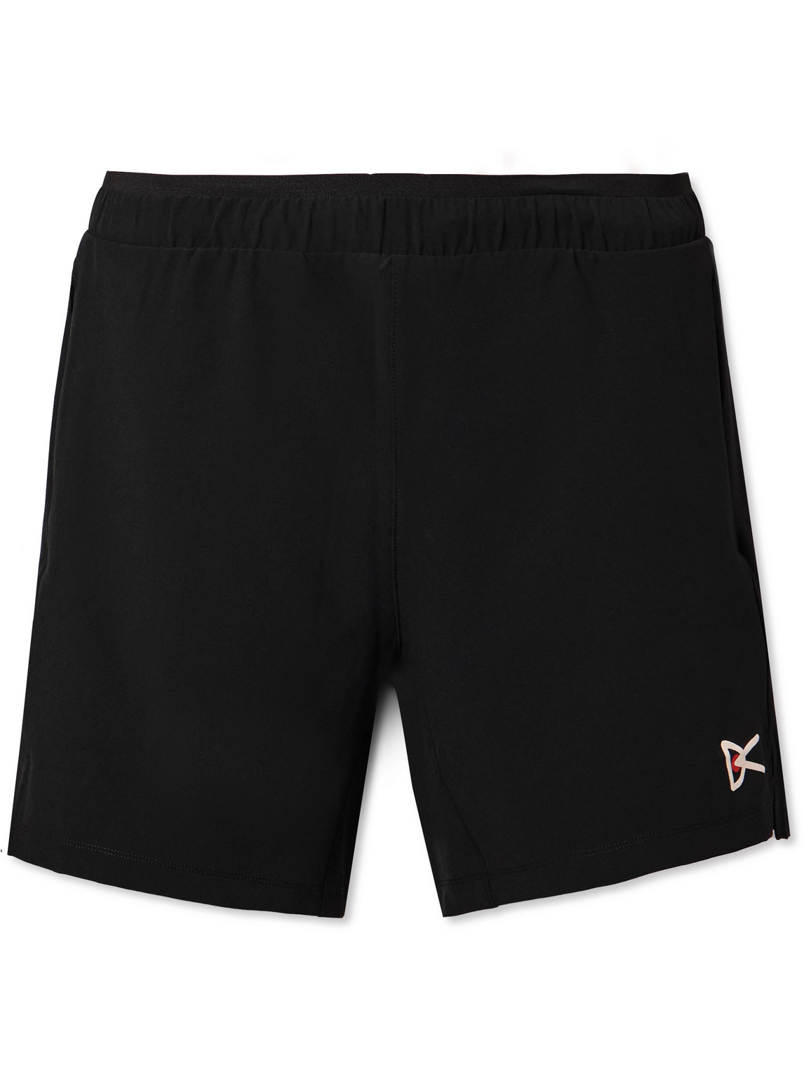 7&quot; Straight-Leg Logo-Print Aloe Stretch-Jersey Shorts