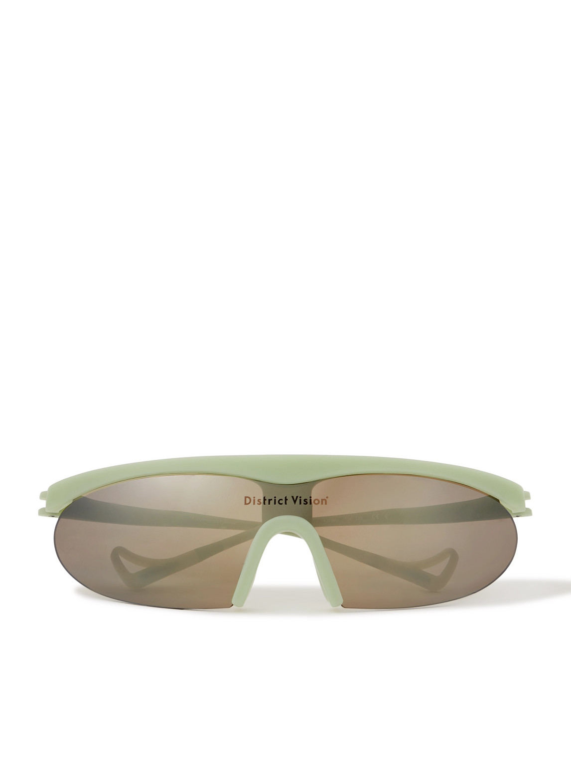 District Vision Koharu D-frame Polycarbonate Sunglasses In Green