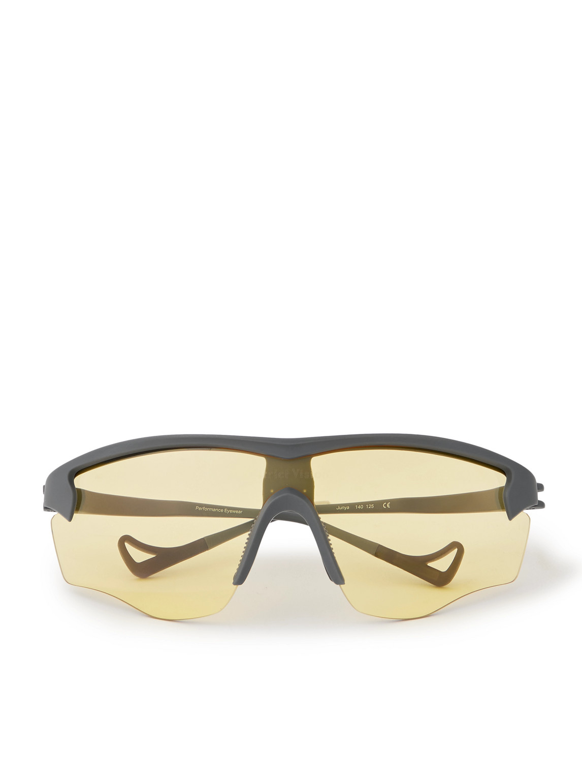 District Vision Junya Racer D-frame Polycarbonate Sunglasses In Yellow