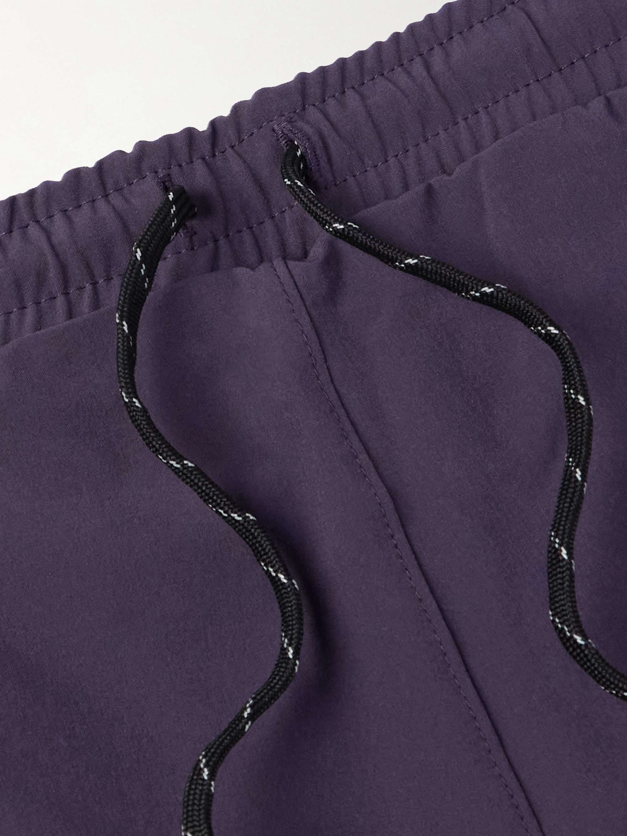 DISTRICT VISION Spino Straight-Leg Stretch-Shell Drawstring Shorts