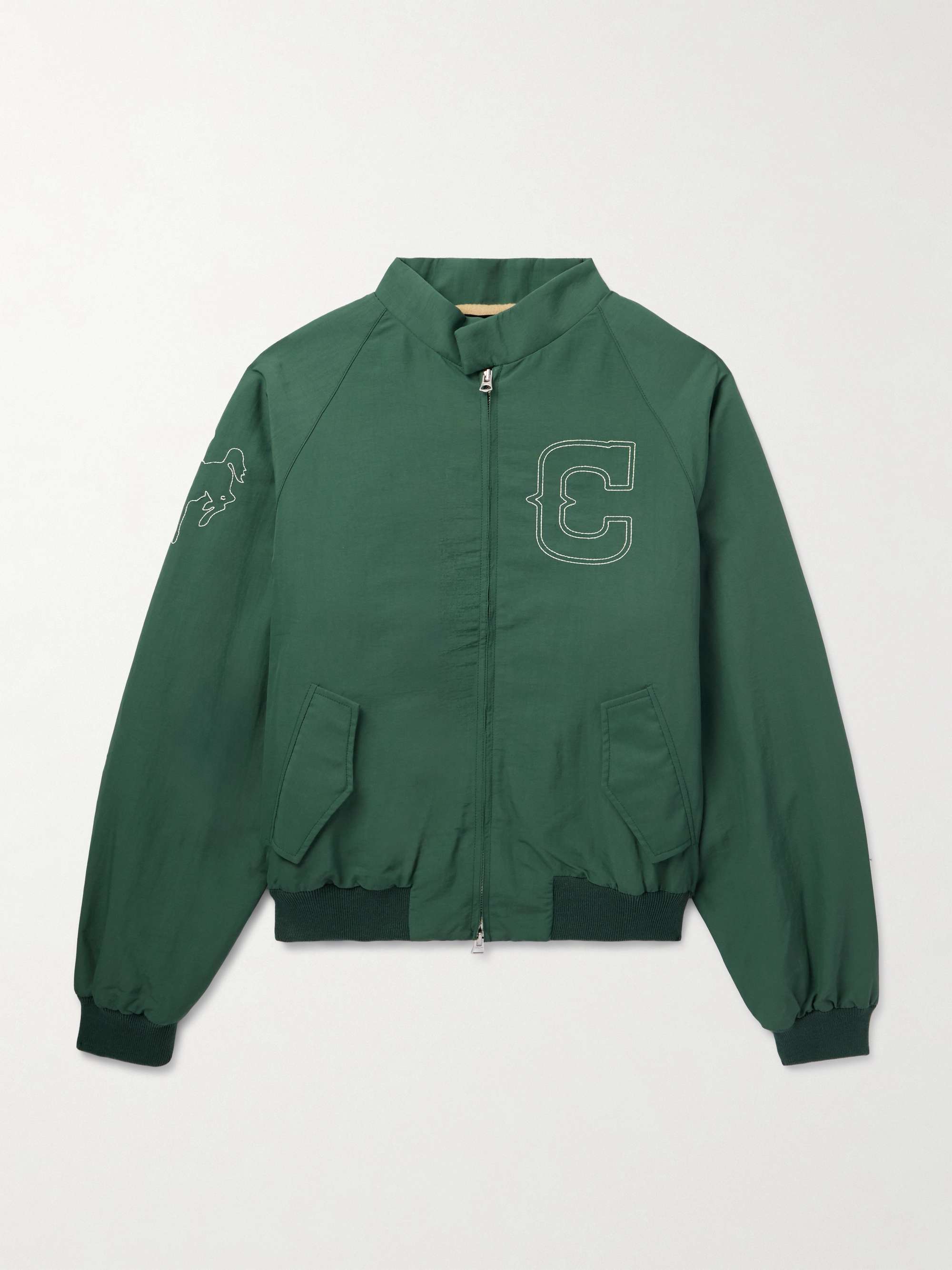 CHERRY LOS ANGELES Logo Embroidered Nylon Bomber Jacket for Men MR PORTER
