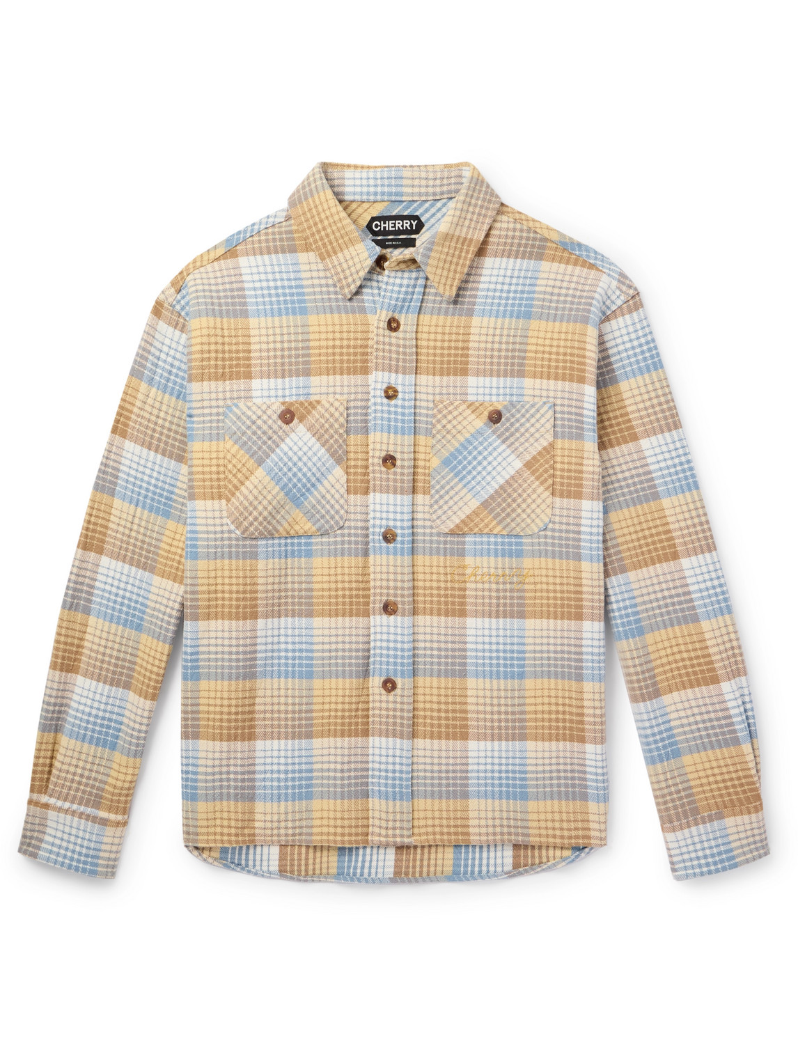 Checked Cotton-Flannel Shirt