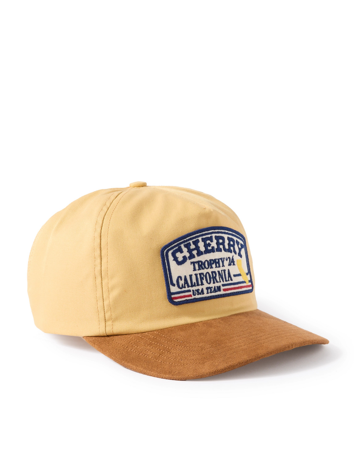 Logo-Appliquéd Cotton-Twill Baseball Cap