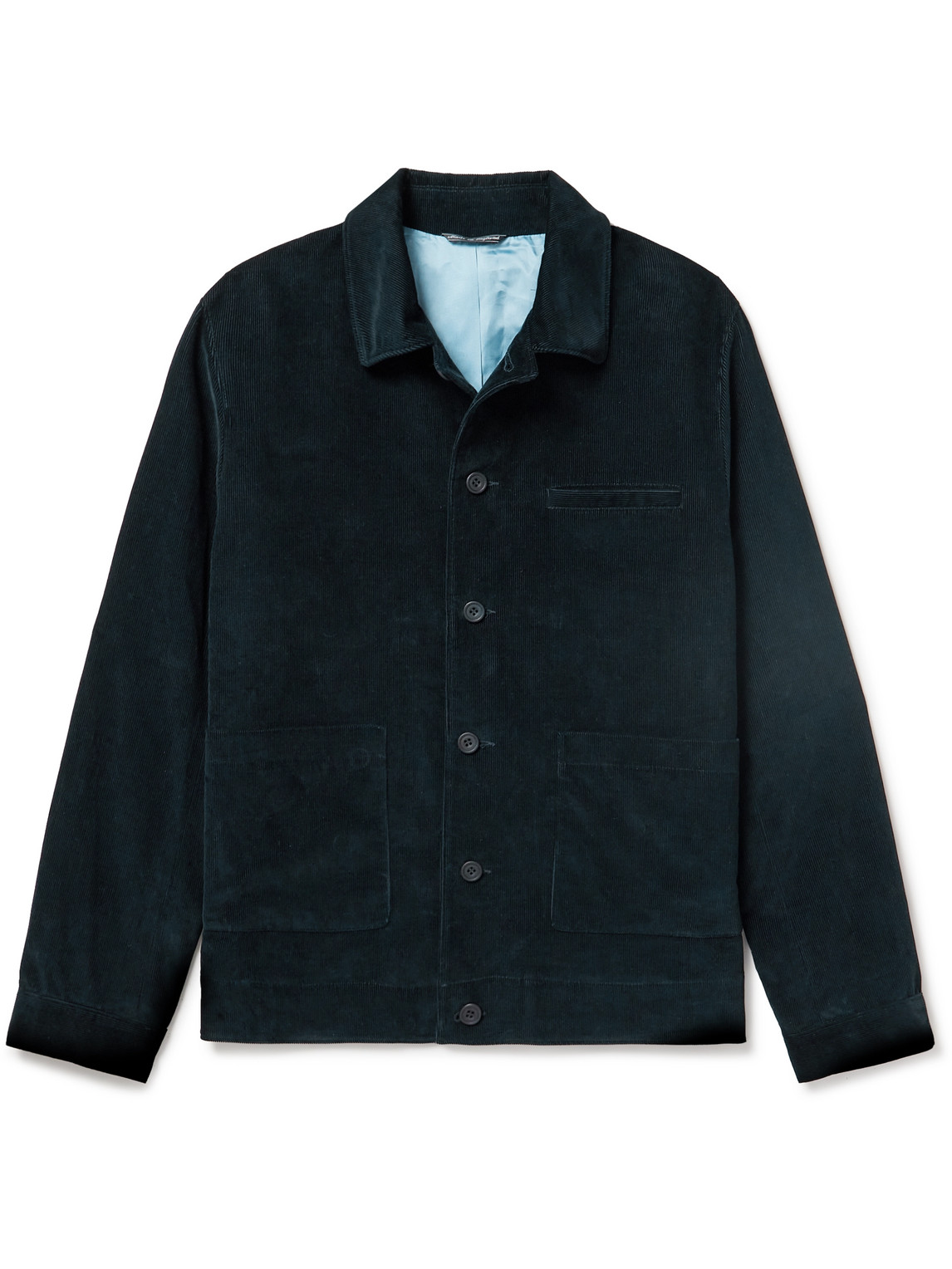 Richard James Cotton-corduroy Chore Jacket In Blue