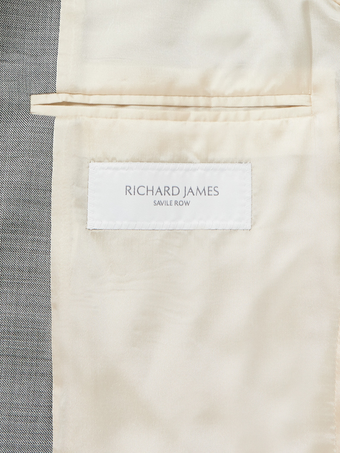 Shop Richard James Hyde Wool Suit Jacket In Gray