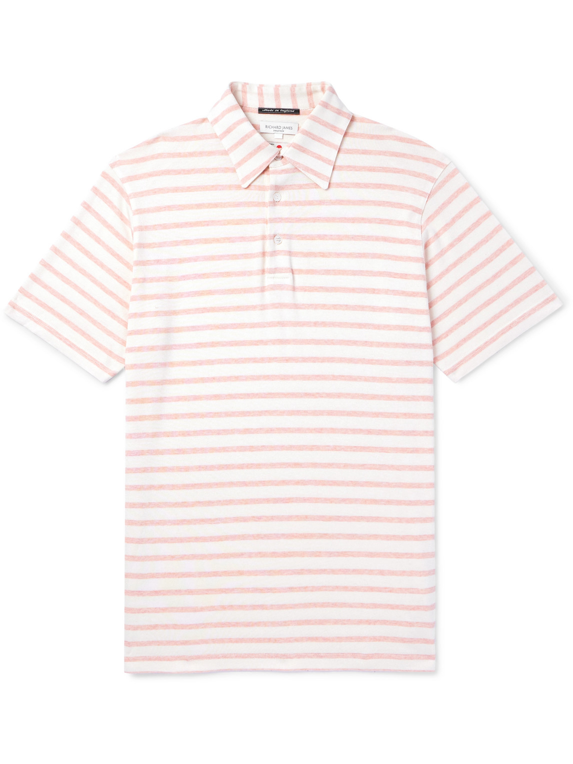 Striped Jersey Polo Shirt