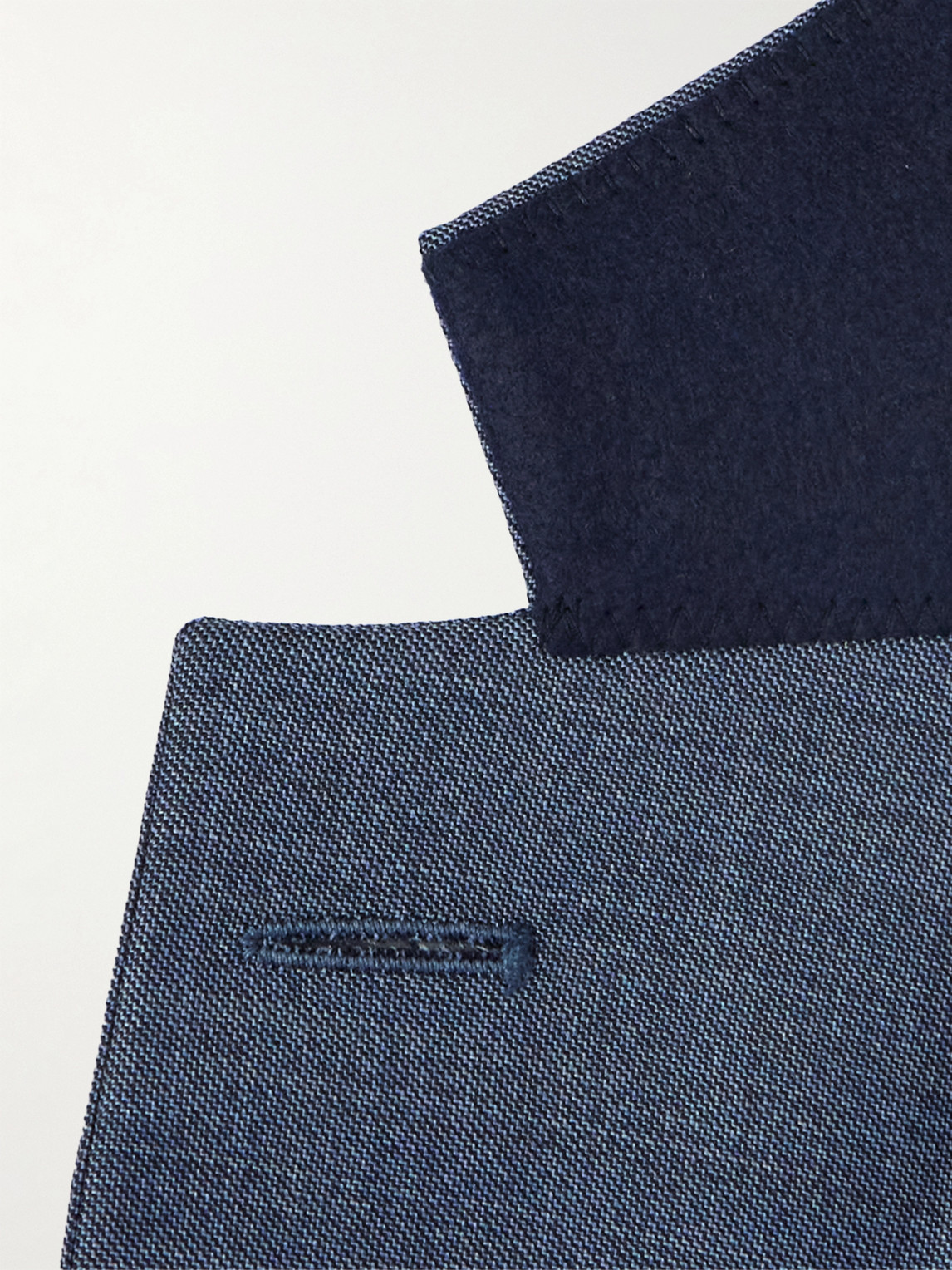 Shop Richard James Hyde Wool Blazer In Blue