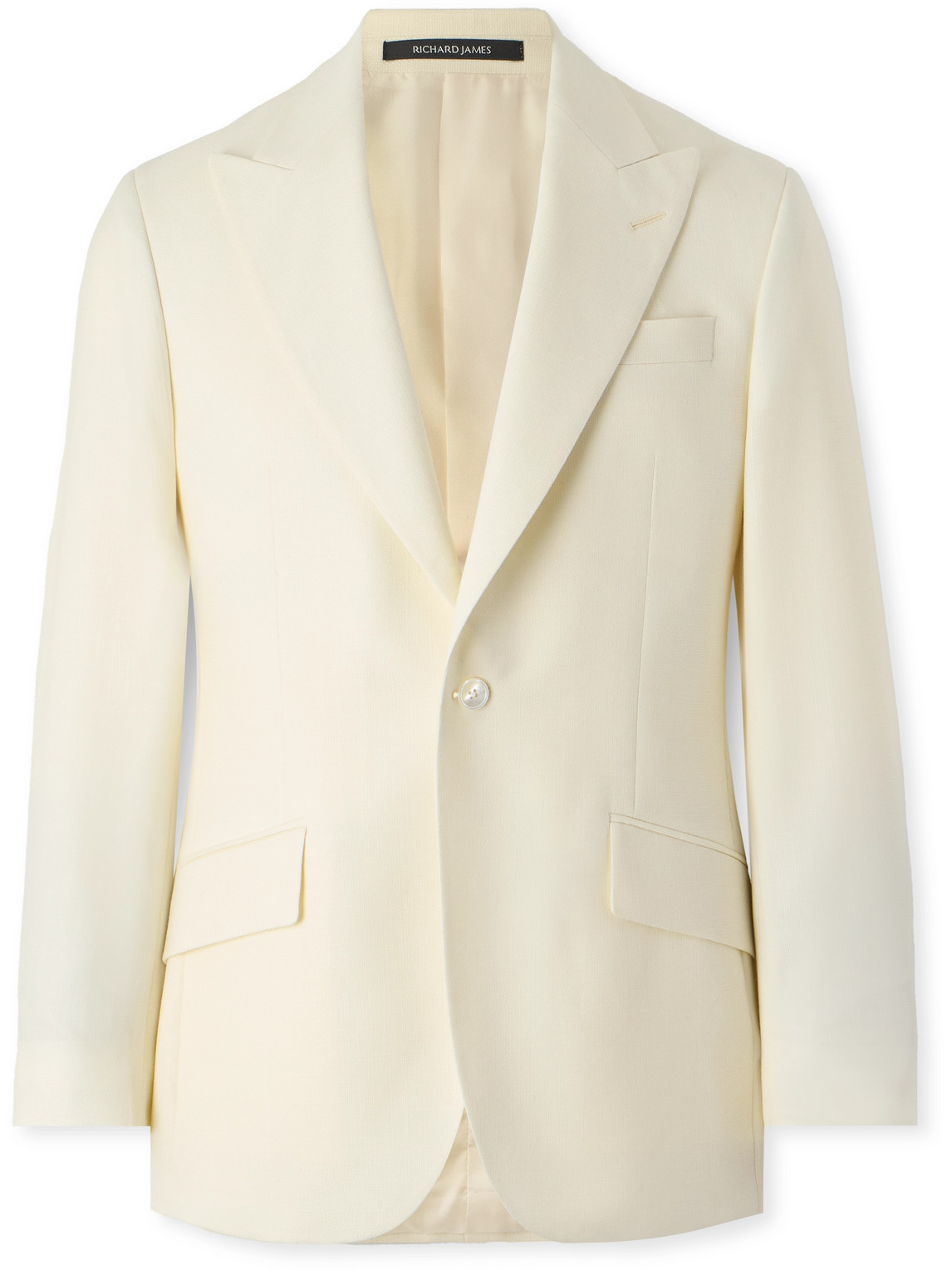 Richard James Hyde Textured-wool Blazer In Neutrals