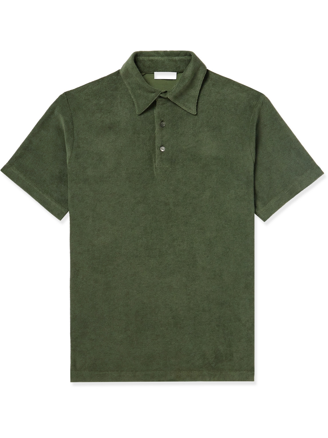 Richard James Cotton-blend Terry Polo Shirt In Unknown
