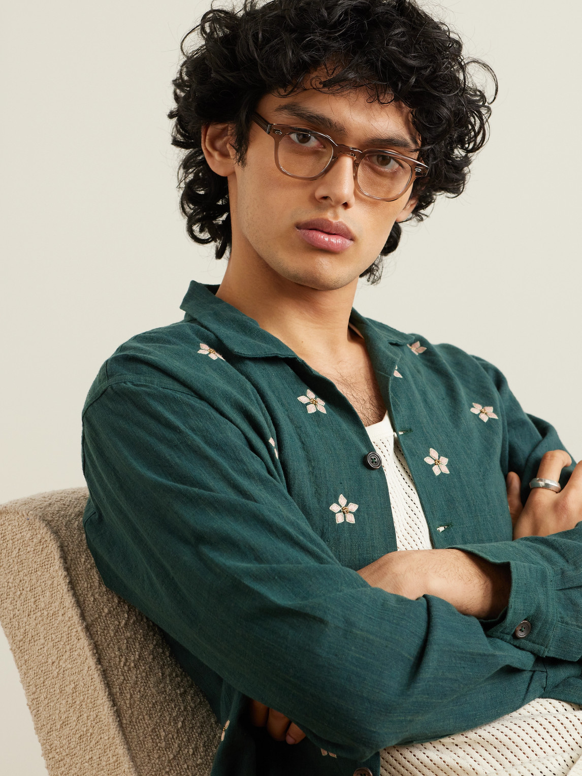 Shop Garrett Leight California Optical Sherwood Square-frame Acetate Optical Lenses In Neutrals