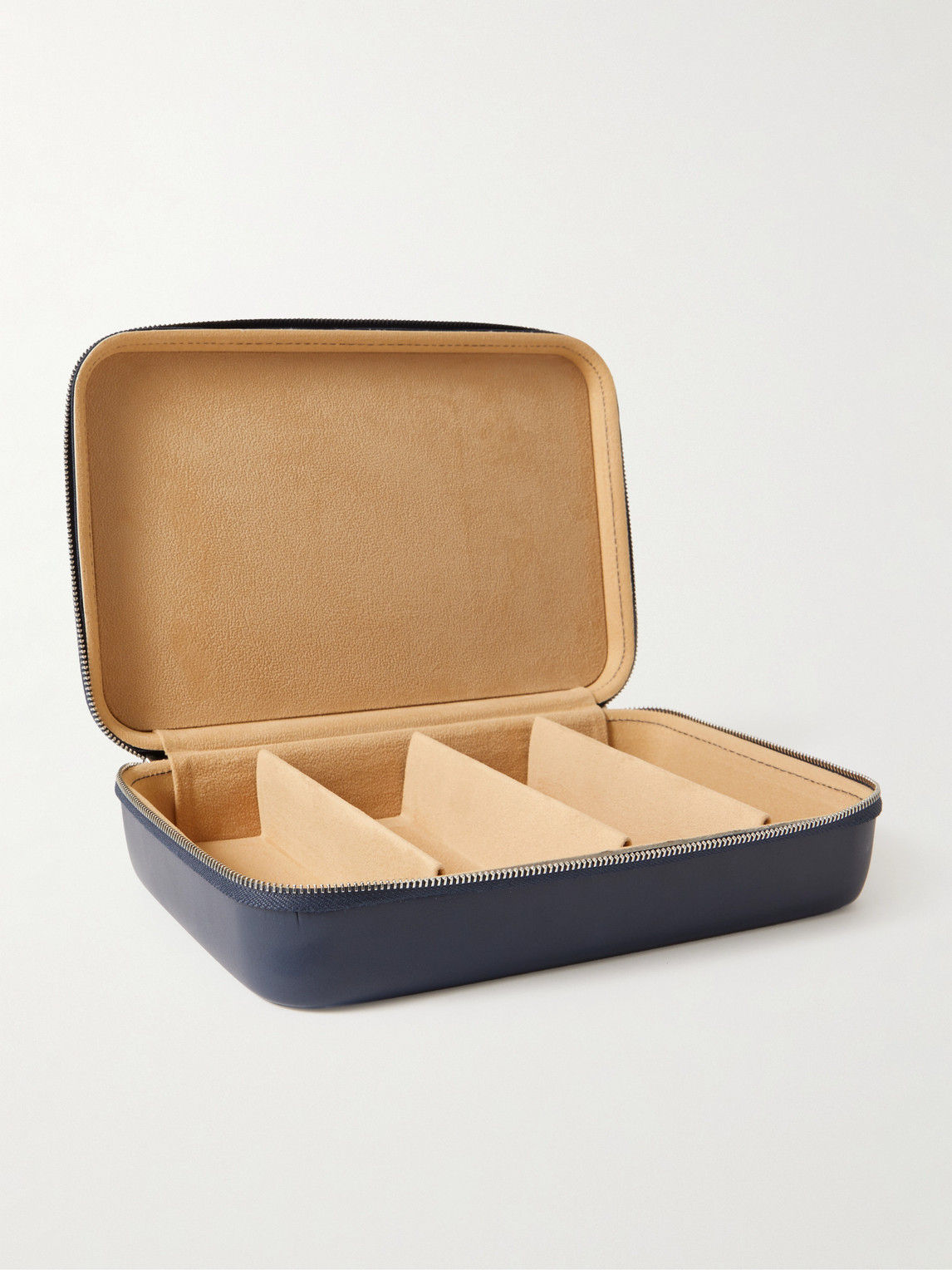 Garrett Leight California Optical Logo-embossed Printed Faux Leather Collector's Case In Blue